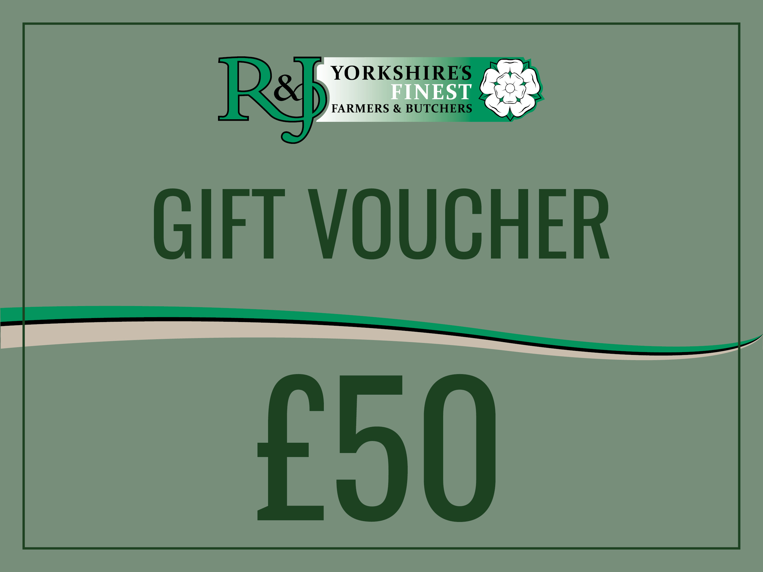 £50 Gift Voucher | Online Butchers | Meat Delivery | R&J Yorkshire's Finest